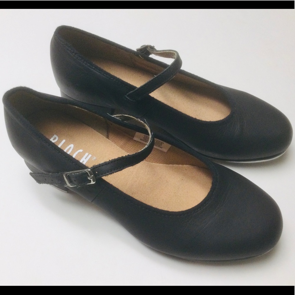 BLOCH - WOMANS - SIZE 5 - BLACK - MARY JANE - TAP DANCE SHOES